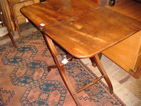 19C mahogany coaching table